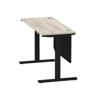 Air Height Adjustable Slimline Desk With Cable Ports