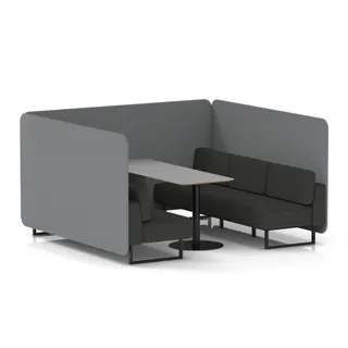 Brixworth Bench Booth in Two Tone