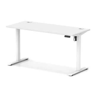 EE - Air Lite Height Adjustable Slimline Desk With Cable Ports