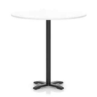 Italia Round Poseur Table With Cross Base