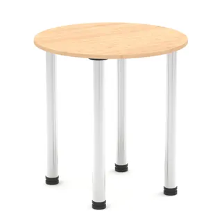 Impulse Round Table With Post Leg