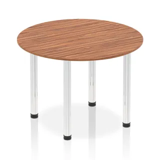 Impulse Round Table With Post Leg