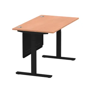 Air Height Adjustable Desk With Cable Ports