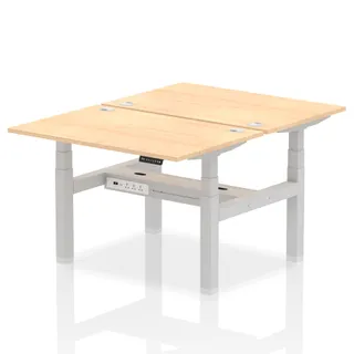 OE - Air Back-to-Back Height Adjustable Bench Desk - 2 Person