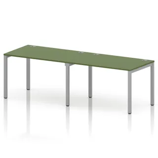Impulse Single Row Bench Desk - 2 Person