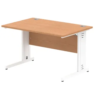 Impulse Straight Desk Cable Managed Leg