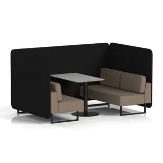 Brixworth Bench Booth in Two Tone