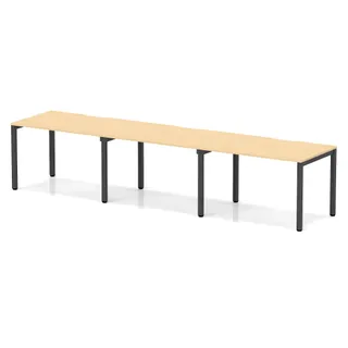 Evolve Plus Single Row Bench Desk - 3 Person