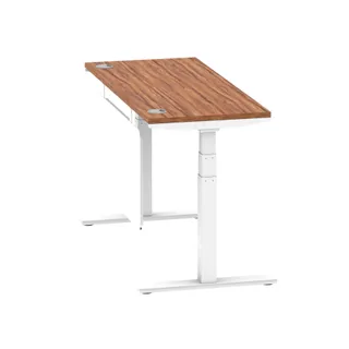 Air Height Adjustable Slimline Desk With Cable Ports