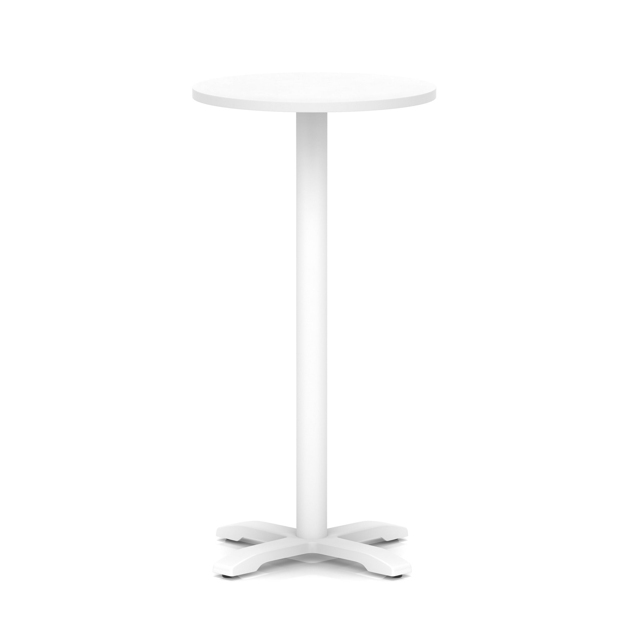 Italia Round Poseur Table With Cross Base