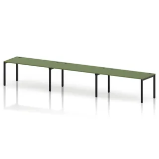 Impulse Single Row Bench Desk - 3 Person