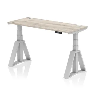 Air Height Adjustable Slimline Desk With Cable Ports