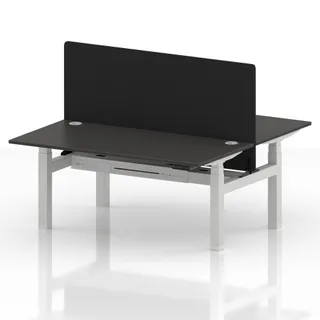 Air Back-to-Back Height Adjustable Bench Desk - 2 Person