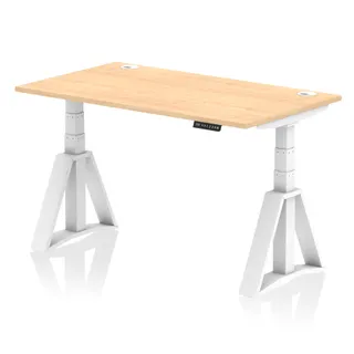 Air Height Adjustable Desk With Cable Ports