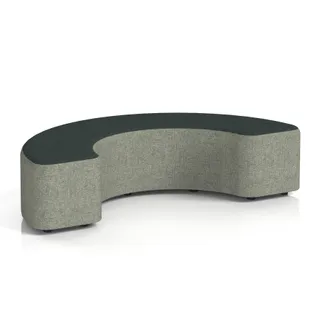 EE - Harlestone Curved Stool in Two Tone
