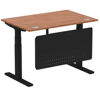 Air Height Adjustable Desk With Cable Ports