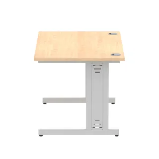 Impulse Straight Desk Cable Managed Leg