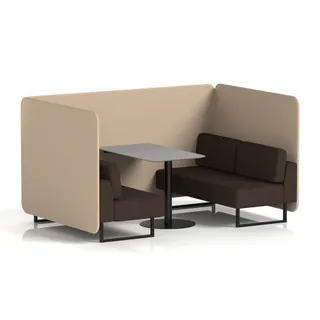 Brixworth Bench Booth in Two Tone