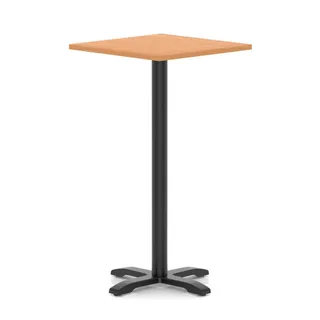 Italia Square Poseur Table With Cross Base