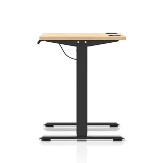 Air Lite Height Adjustable Slimline Desk With Cable Ports