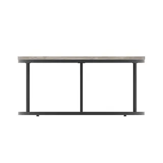 Impulse Round Coffee Table With Metal Frame