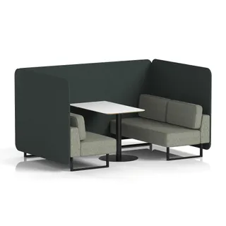 Brixworth Bench Booth in Two Tone