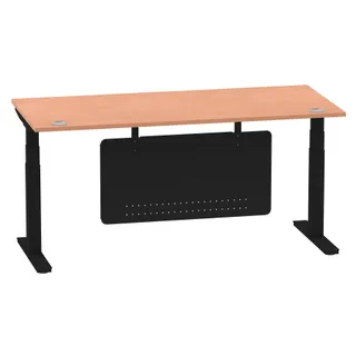 Air Height Adjustable Desk With Cable Ports