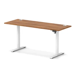EE - Air Lite Height Adjustable Slimline Desk With Cable Ports