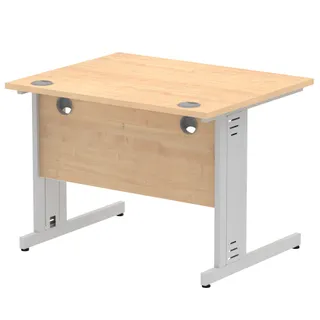 Impulse Straight Desk Cable Managed Leg
