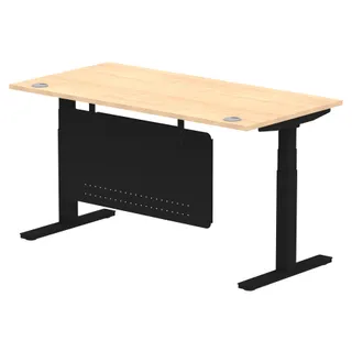 Air Height Adjustable Desk With Cable Ports