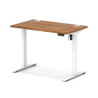 EE - Air Lite Height Adjustable Slimline Desk With Cable Ports