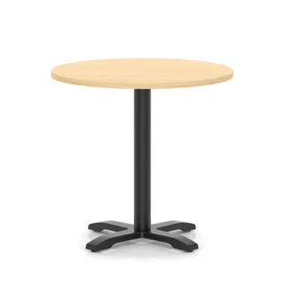 Italia Round Poseur Table With Cross Base
