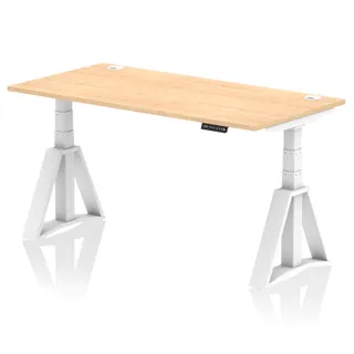 Air Height Adjustable Desk With Cable Ports