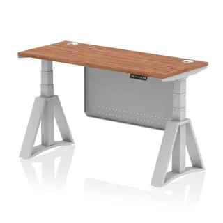 Air Height Adjustable Slimline Desk With Cable Ports