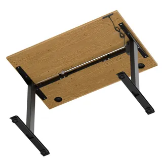Air Lite Height Adjustable Desk With Cable Ports