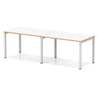 Evolve Plus Single Row Bench Desk - 2 Person