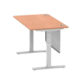 Air Height Adjustable Desk With Cable Ports
