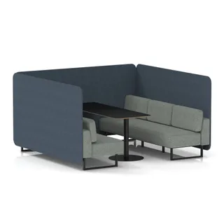 Brixworth Bench Booth in Two Tone