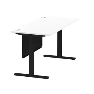 Air Height Adjustable Desk With Cable Ports