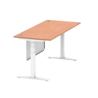 Air Height Adjustable Desk With Cable Ports