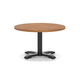 Italia Round Coffee Table With Cross Base