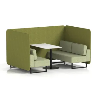 Brixworth Bench Booth in Two Tone