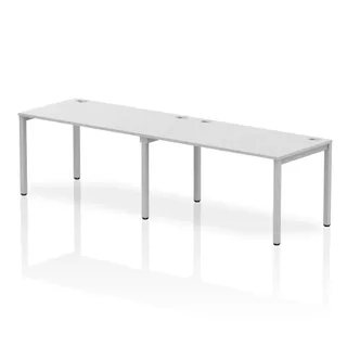 Impulse Single Row Bench Desk - 2 Person