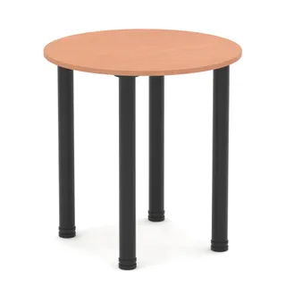 Impulse Round Table With Post Leg