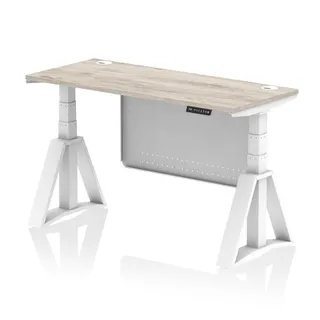 Air Height Adjustable Slimline Desk With Cable Ports