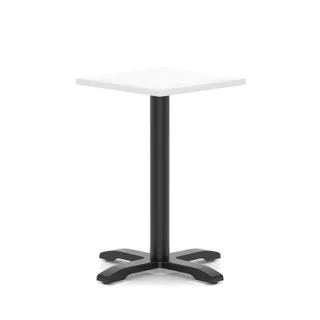 EE - Italia Square Poseur Table With Cross Base