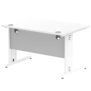 Impulse Straight Desk Cable Managed Leg