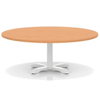 Italia Round Coffee Table With Cross Base