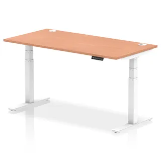 EE - Air Height Adjustable Desk With Cable Ports
