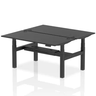 OE - Air Back-to-Back Height Adjustable Bench Desk - 2 Person